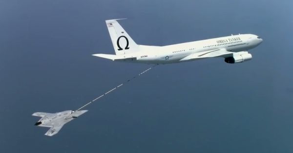 X-47B completes first autonomous aerial refueling