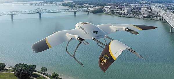 Wingcopter/UPS delivery drone
