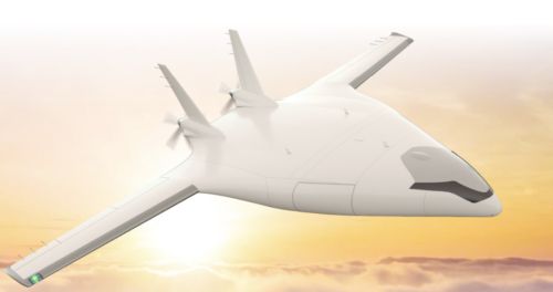 Artist drawing of the Natilus 3.8T cargo drone.