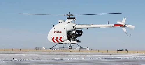 The Drone Delivery Canada Condor hovering.